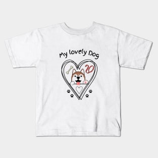 My Lovely Dog Kids T-Shirt